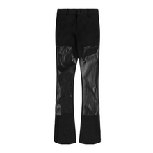 Load image into Gallery viewer, PU Leather Stitching Trousers
