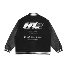 Load image into Gallery viewer, Embroidered Logo Varsity Jacket
