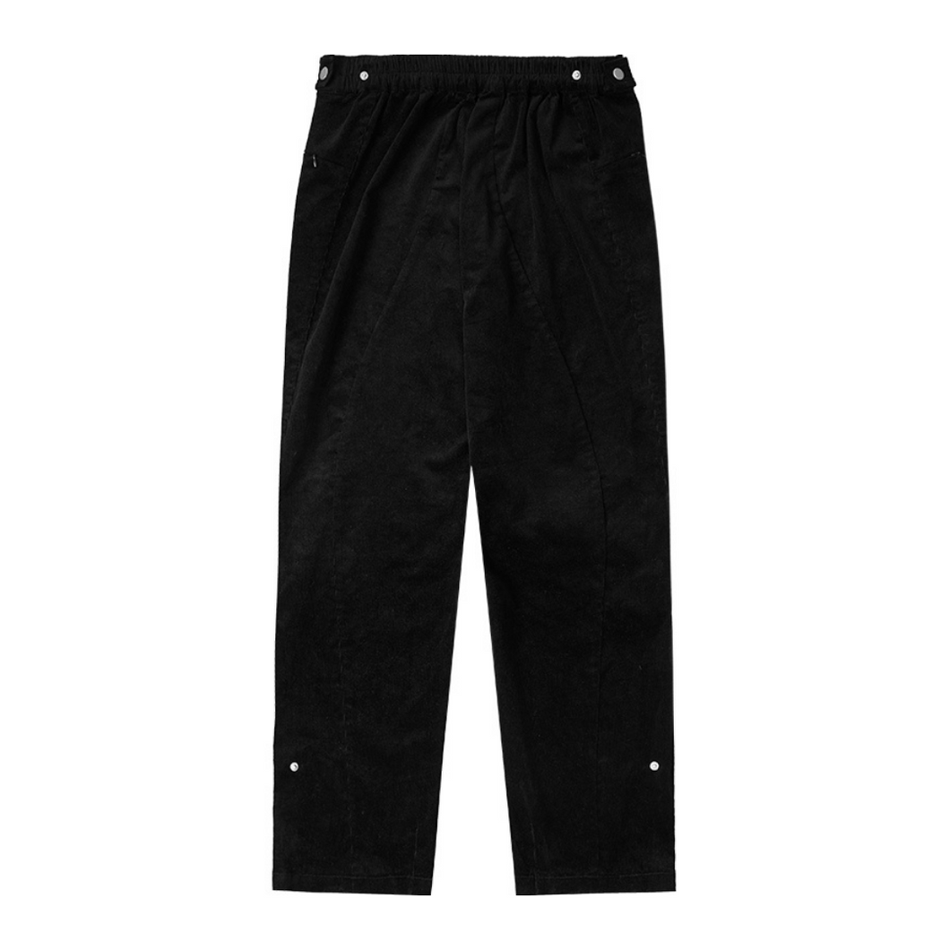 Snap Button Adjustable Trousers