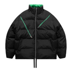 Zipper Layer Down Jacket