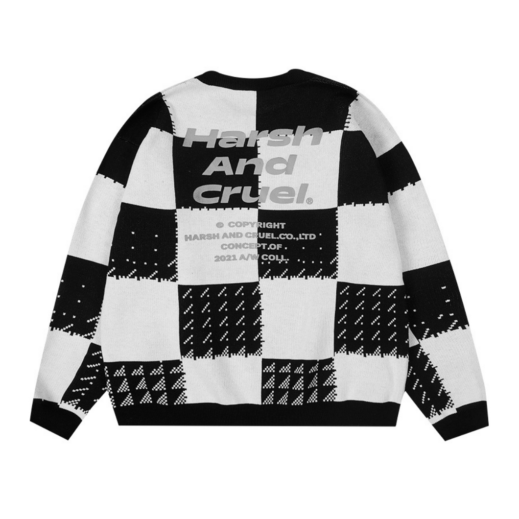Mosaic Chessboard Sweater