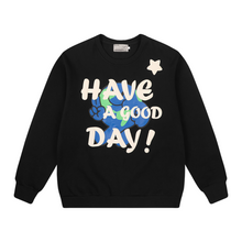 Load image into Gallery viewer, Smiling Earth Foam Print Sweater
