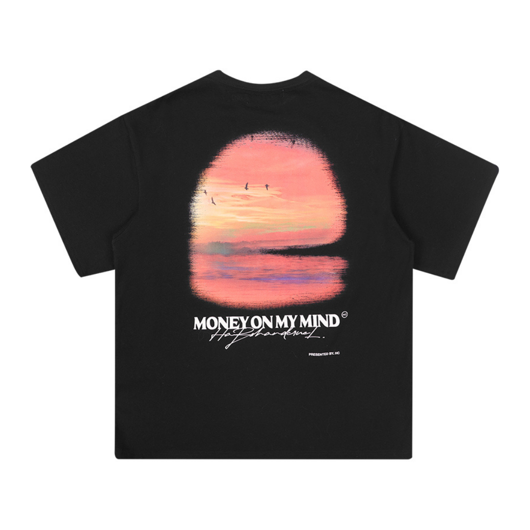 Handpainted Sunset Tee