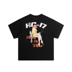 Smoking Woman Printed Tee