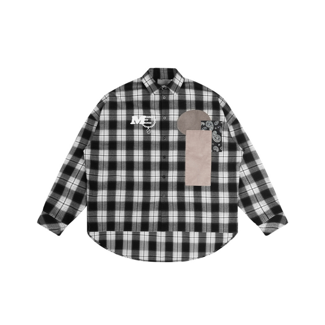 Pannel Plaid L/S Shirt