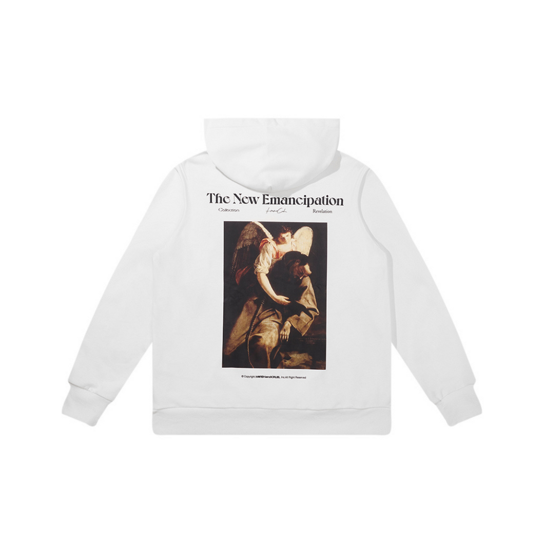 Angelic Appearence Printed Hoodie