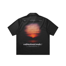 Load image into Gallery viewer, Handpainted logo Sunset Printed Cuban Shirt
