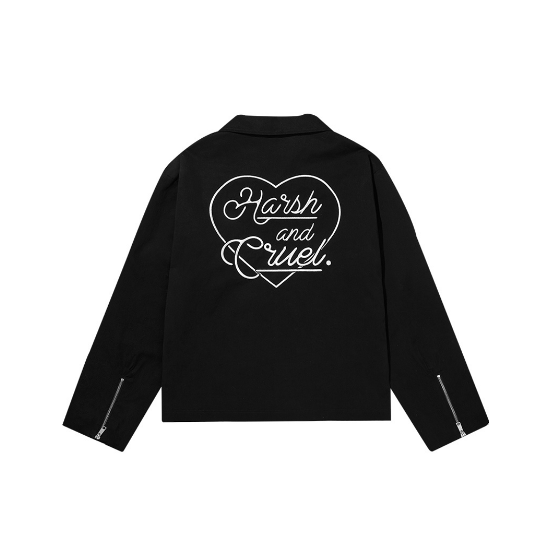 Logo Heart Embroidered Jacket – Harsh and Cruel