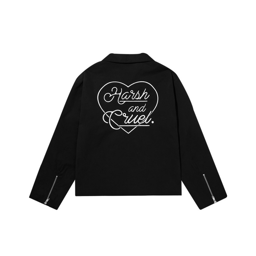Logo Heart Embroidered Jacket