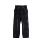 Deconstructed Washed Denim