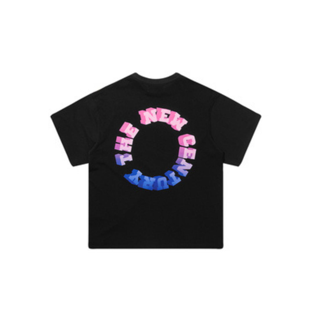 3D Gradient Circle Tee