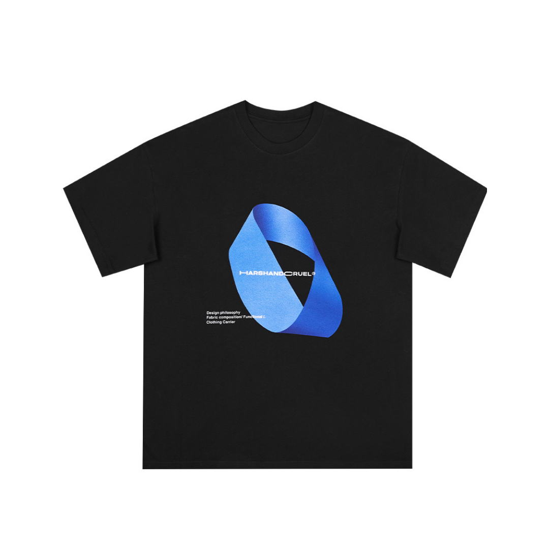 3D Mobius Ring Printed Tee