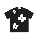 Handpainted Flowers Printed Tee