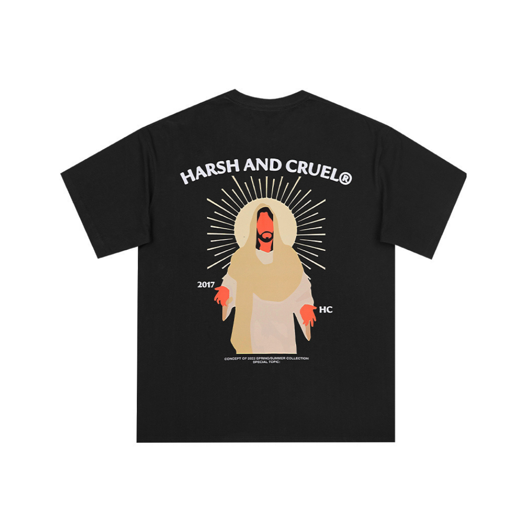 Abstract Religious Printed Tee