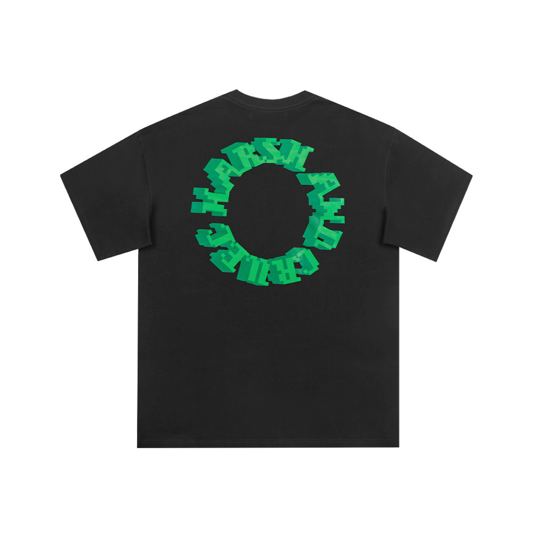 3D Pixel Logo Printed Tee