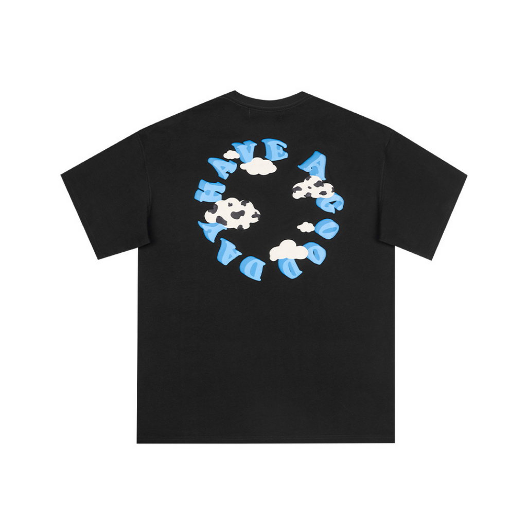 3D Clouds Logo Ring Printed Tee