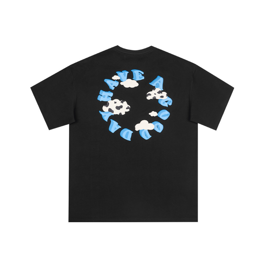 3D Clouds Logo Ring Printed Tee