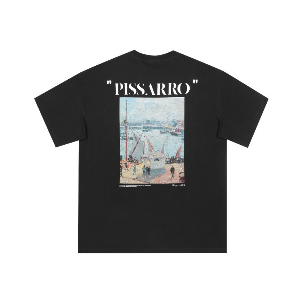 Pissarro Landscape Oil Painting Tee