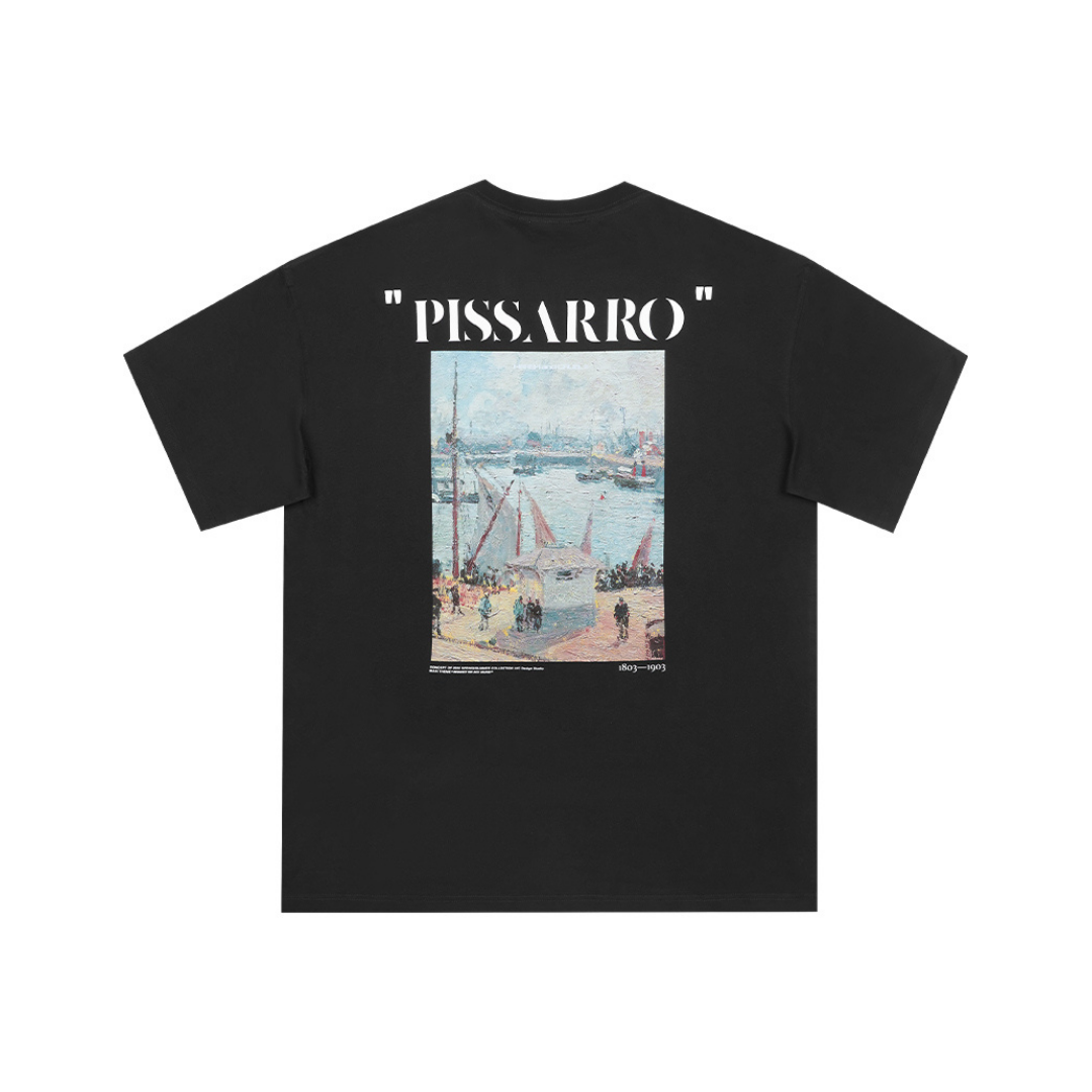 Pissarro Landscape Oil Painting Tee