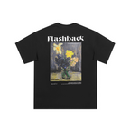 Oil Painting Flowerpot Printed Tee