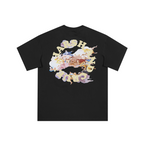 Oil Painting Paradise Circle Logo Printed Tee