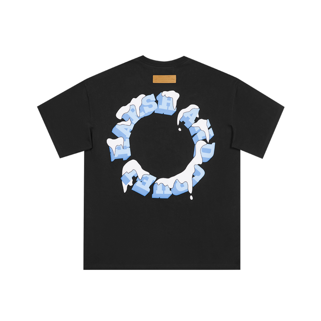 3D Ice Circle Logo Printed Tee