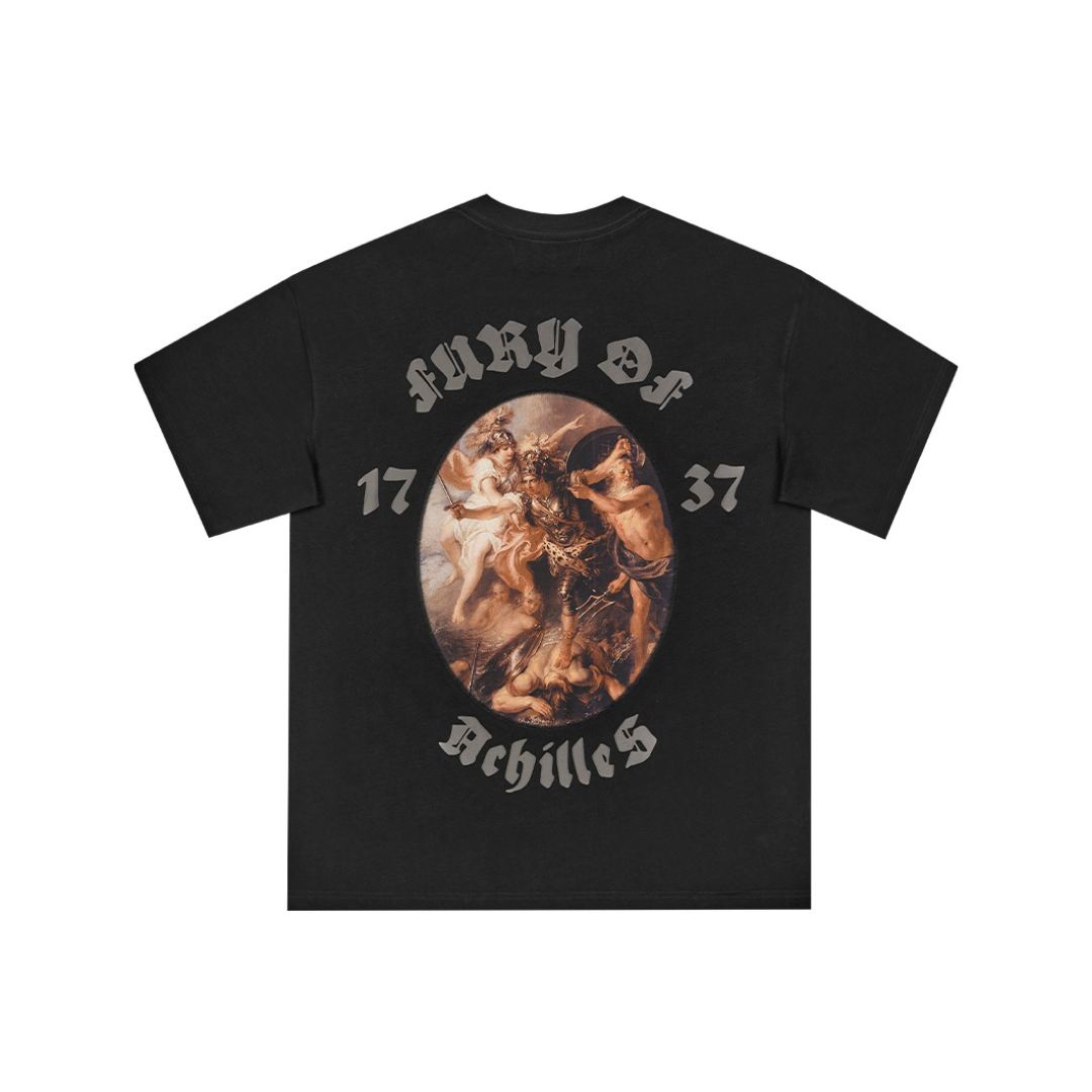 Achilles Oil Painting Foam Printed Tee