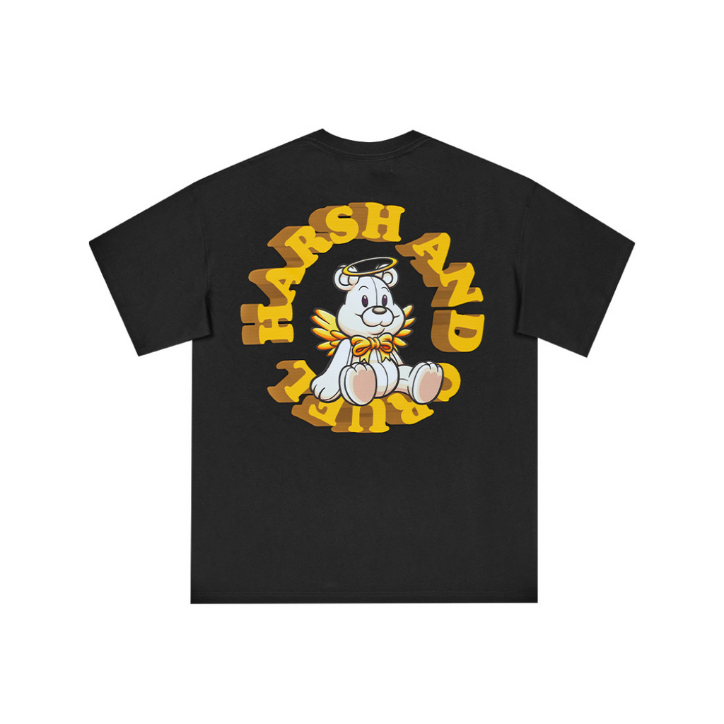 Angel Teddy Bear Logo Ring Printed Tee