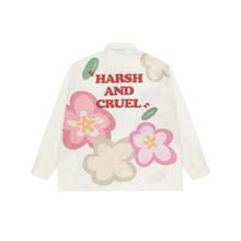 Load image into Gallery viewer, Handpainted Cartoon Flowers L/S Shirt
