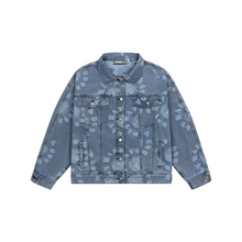 Load image into Gallery viewer, 3D Circles All Over Denim Jacket
