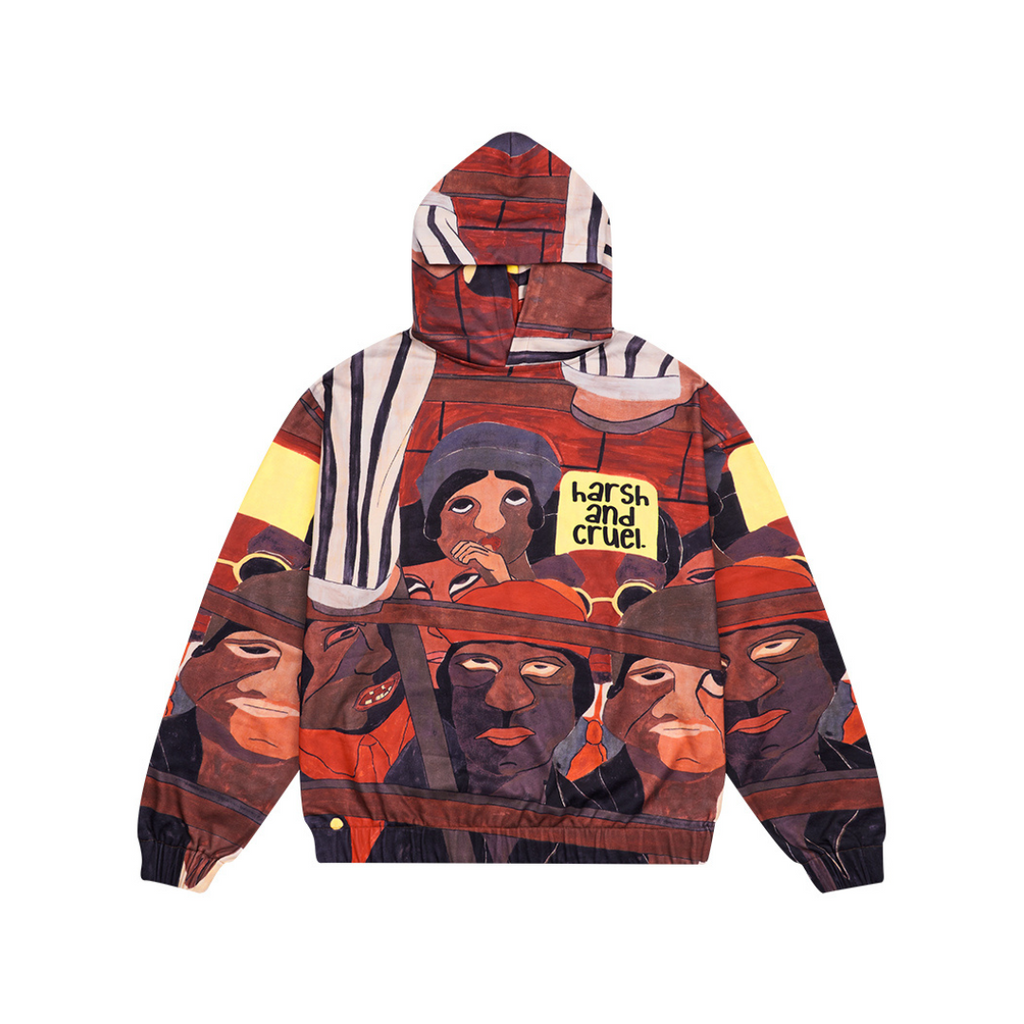 Abstract Paint Full Print Hoodie