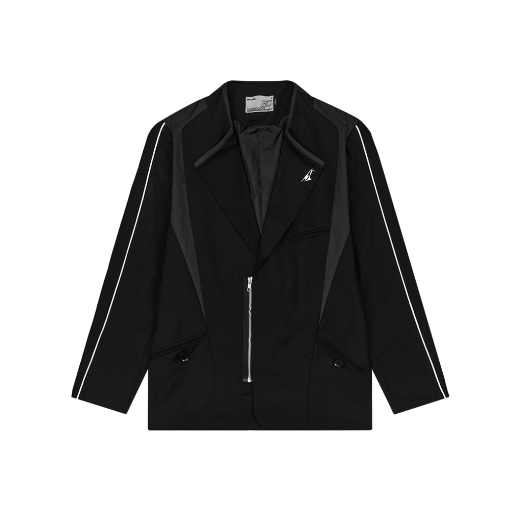 Reflective Sleeves Suit Jacket