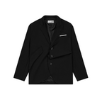 Asymmetric Pocket Deconstructed Suit jacket