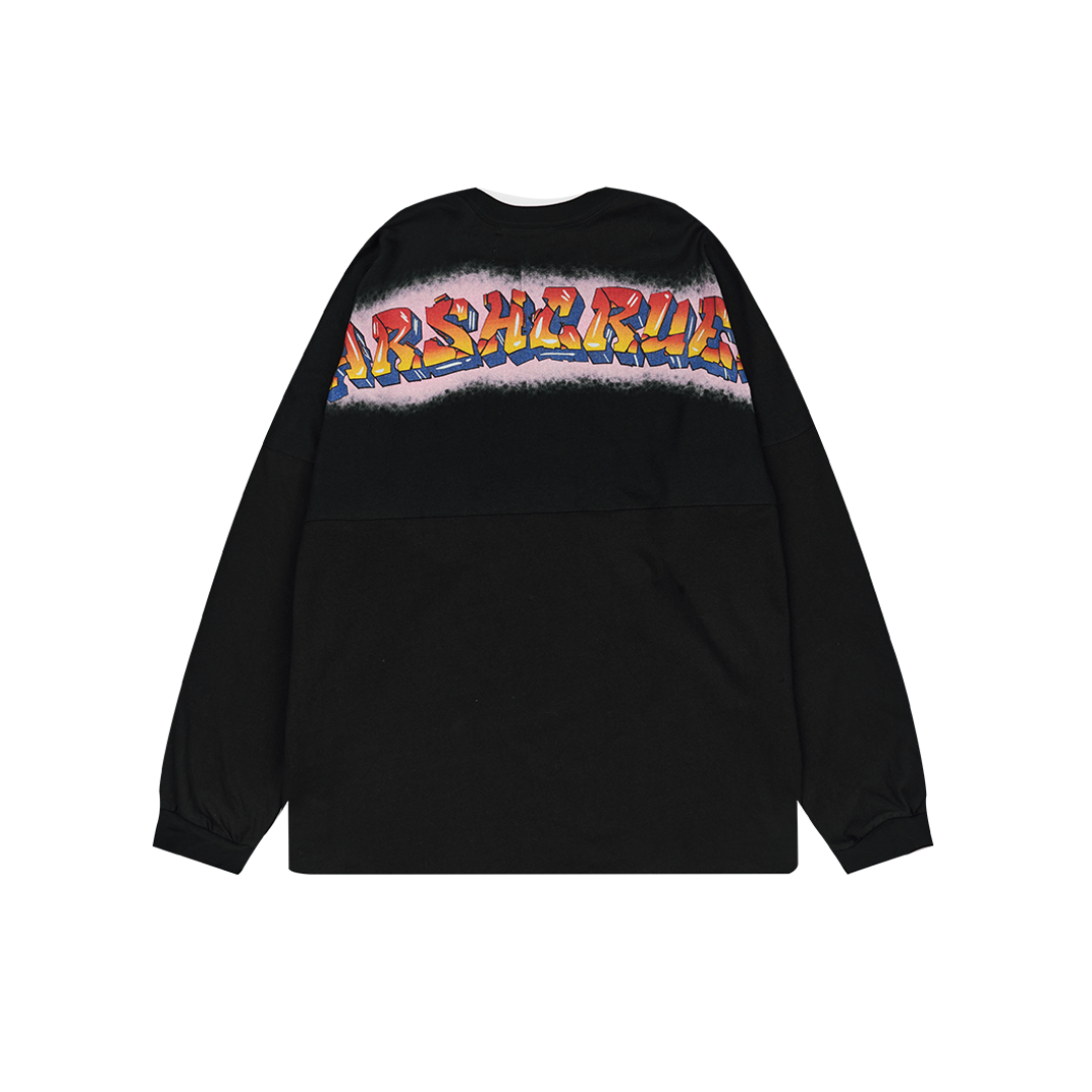 3D Logo Graffiti Printed L/S Shirt