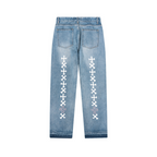Crosses Printed Denim