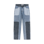 Straight Paneled Denim