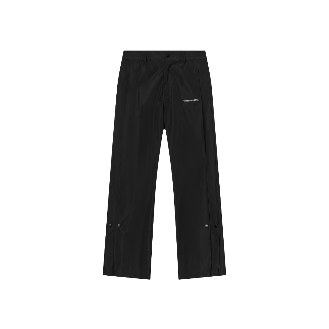 Wide Leg Buttons Flared Trousers