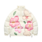 Cartoon Flowers Down Jacket