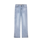 Snap Buttons Adjustable Denim