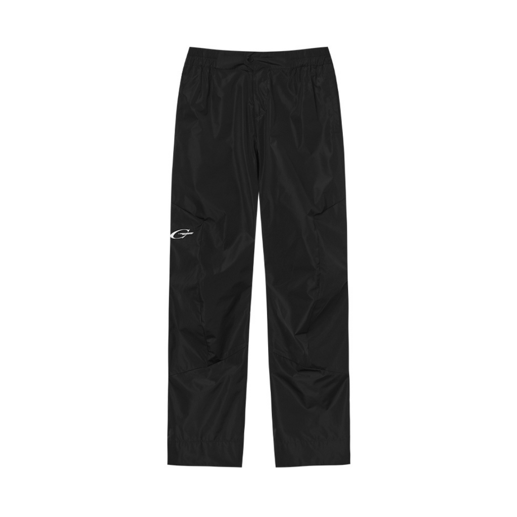 Nylon Logo Flared Trousers