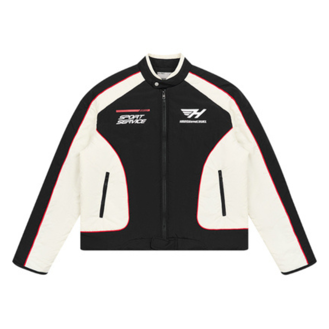 Racing Logo Paneled Jacket – Harsh and Cruel