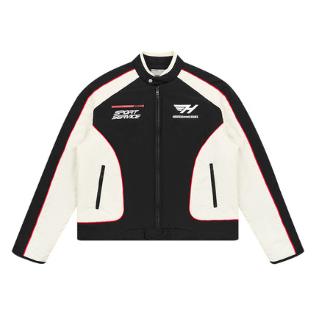 Racing Logo Paneled Jacket