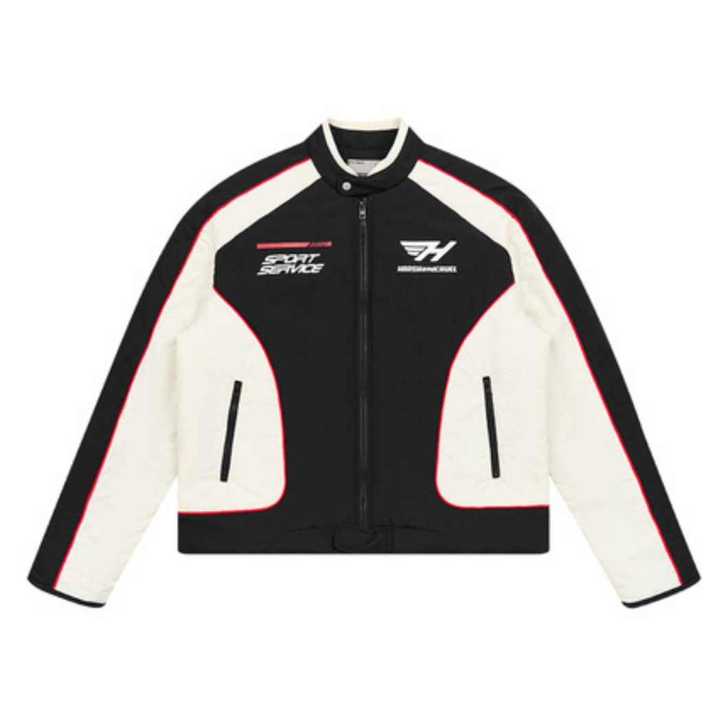 Racing Logo Paneled Jacket