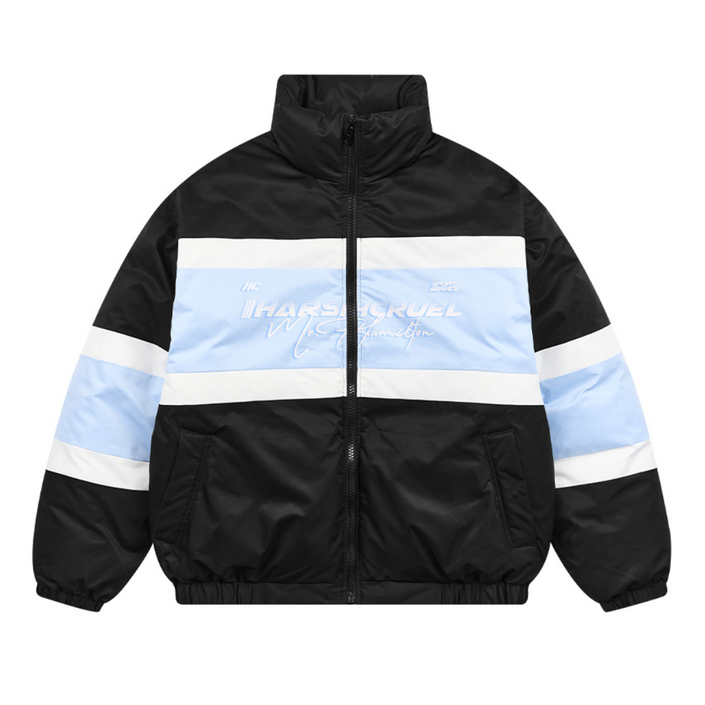 Printed Logo Stitching Padded Jacket