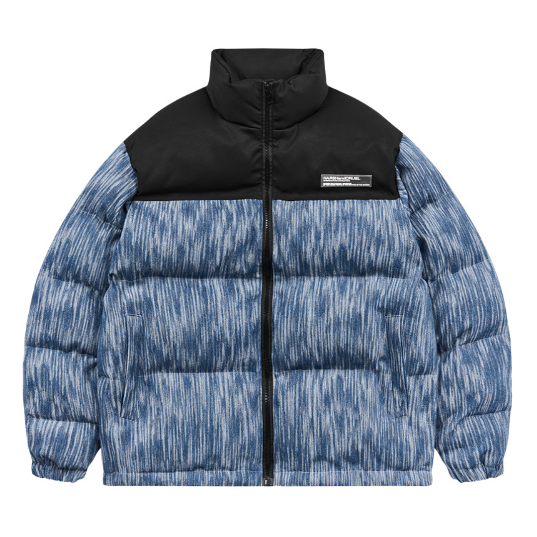 Custom Denim Padded Down jacket