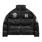 Religious Cross Printed Down Jacket