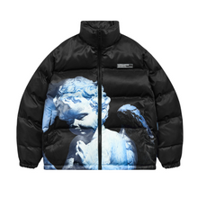 Load image into Gallery viewer, Cherub Sculpture Printed Down Jacket
