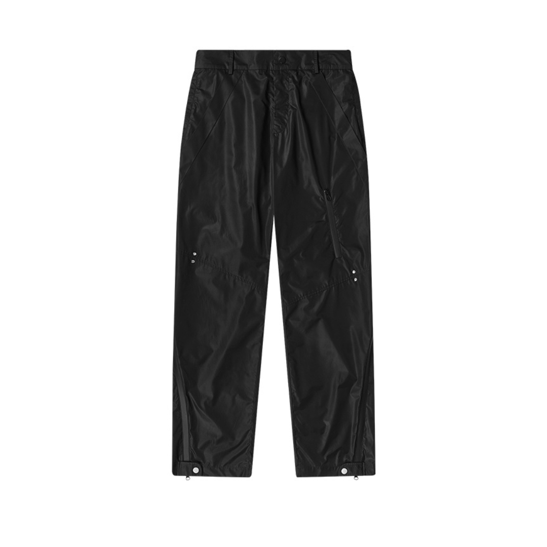 Functional Deconstructed Zipper Trousers