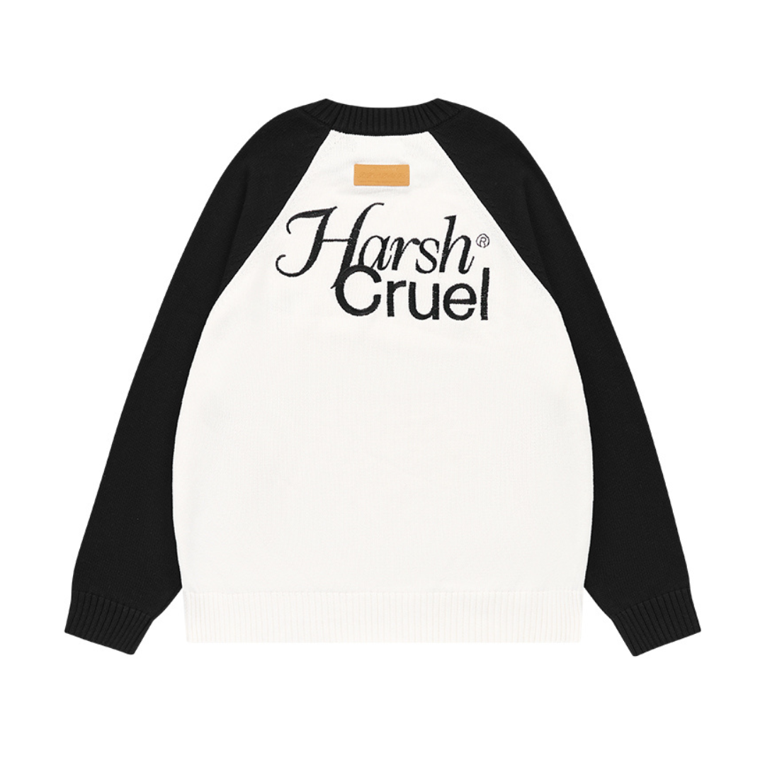 Colorblock Sleeves Logo Sweater