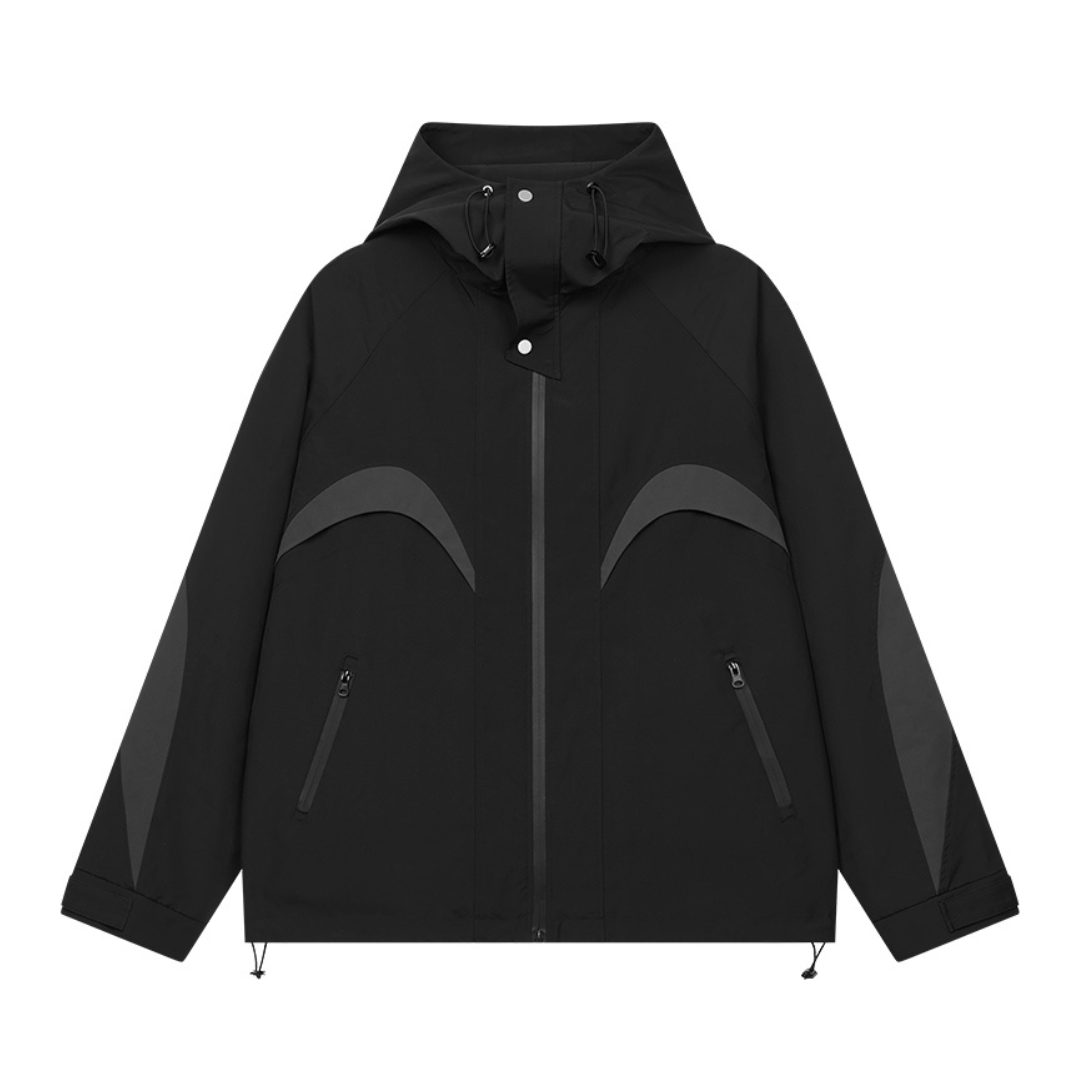 Functional Windproof Splicing jacket